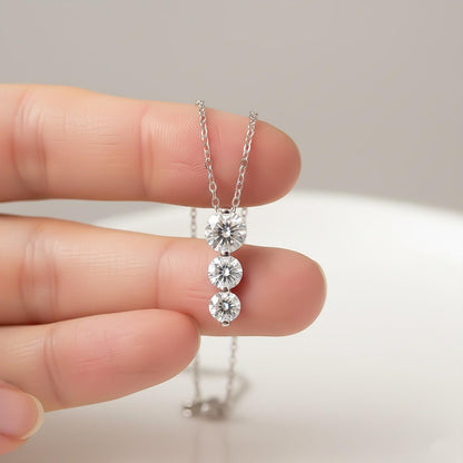 Sterling Silver Elegant Diamond Pendant