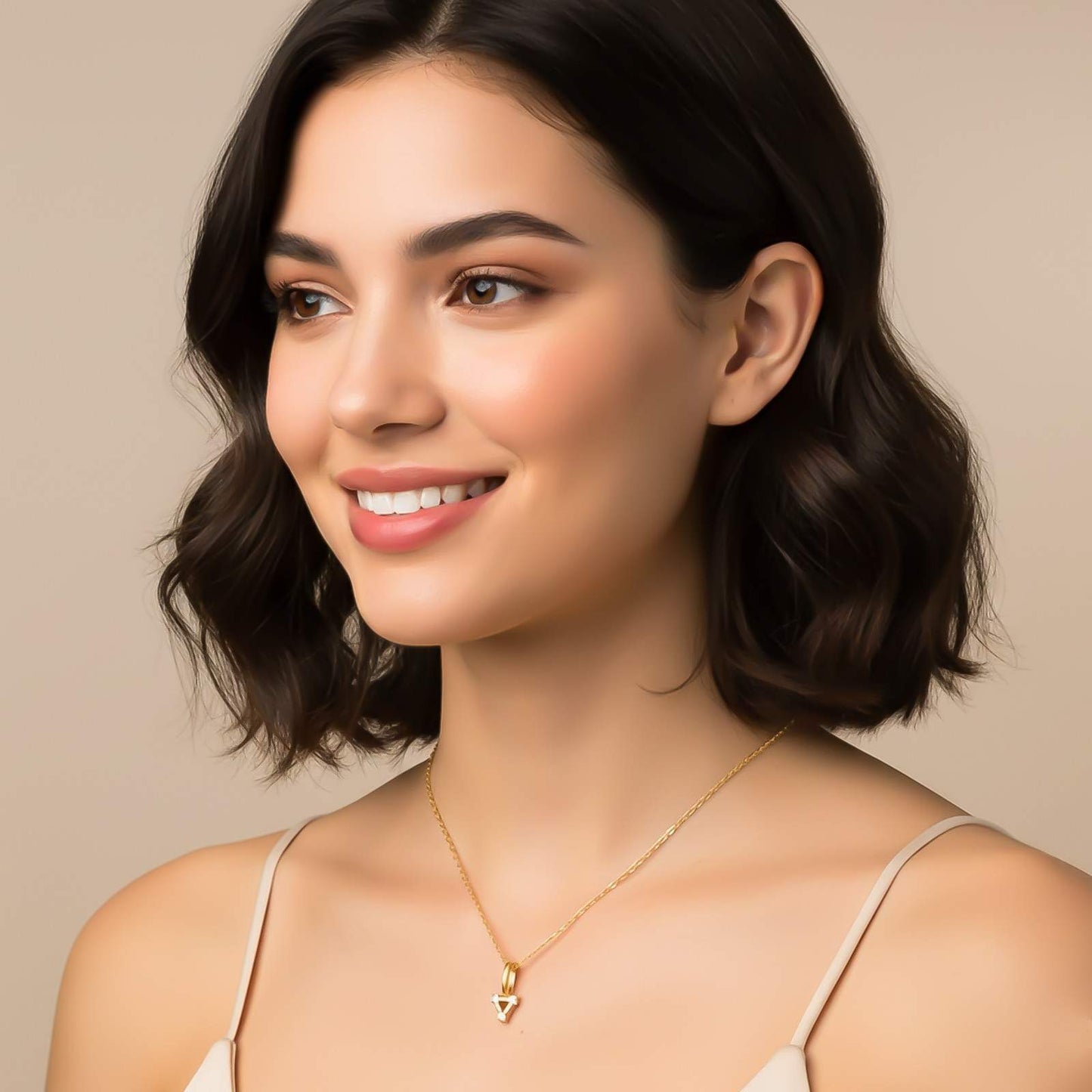 Trinity Shaped Swiss Zircon Pendant