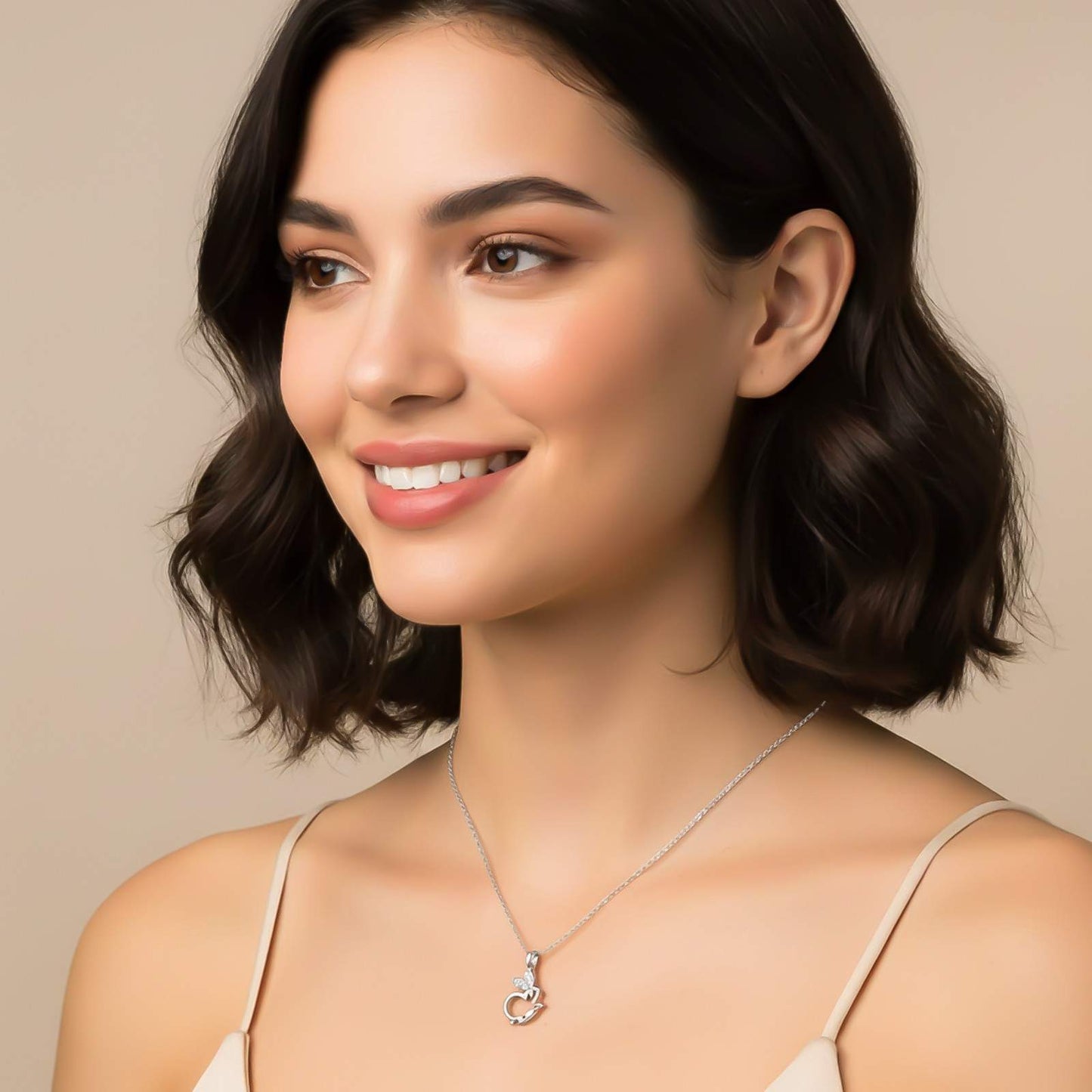 Silver Rabbit Animal Pendant