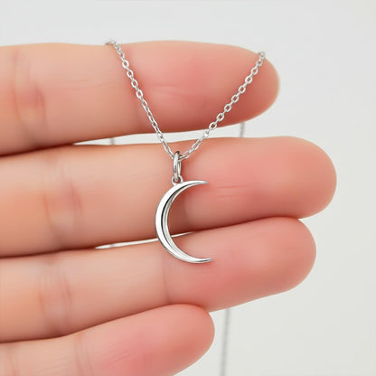 Silver Stunning Moon Pendant