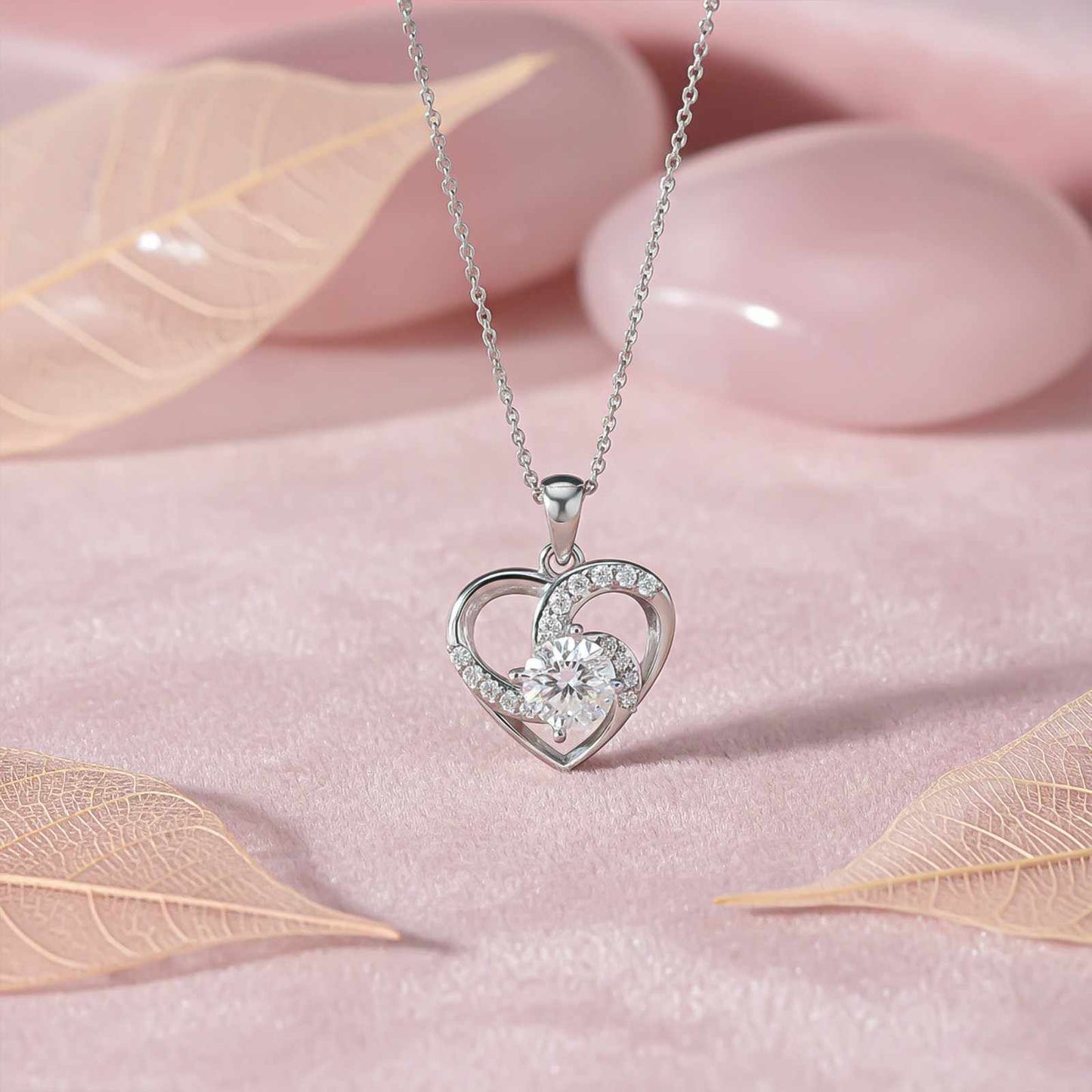 Sterling Silver Heart Love Pendant