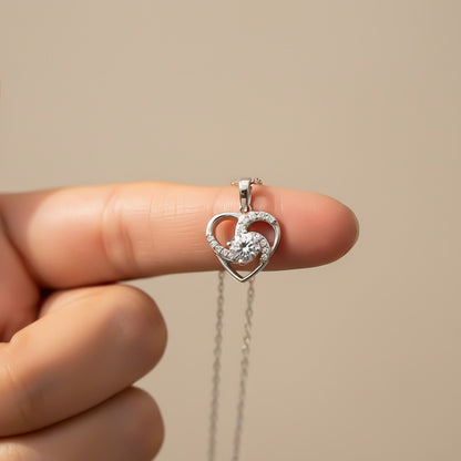 Sterling Silver Heart Love Pendant