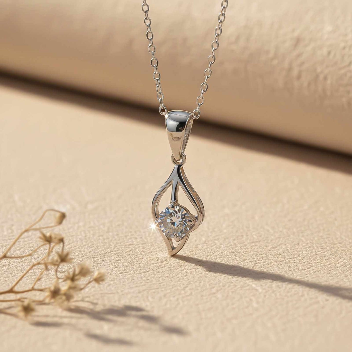 Sterling Silver Falling Dew Pendant