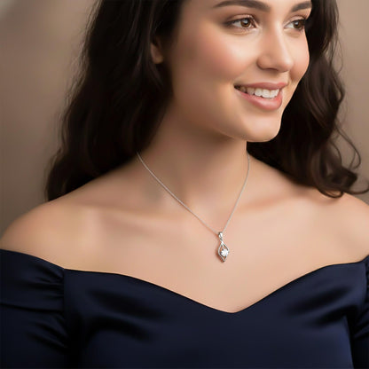 Sterling Silver Falling Dew Pendant