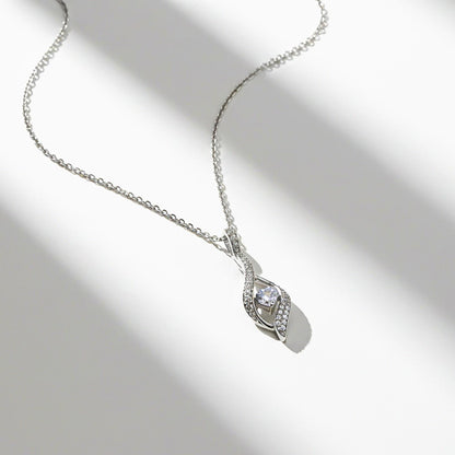 Silver Moonlight Diamond Pendant
