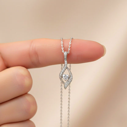 Silver Moonlight Diamond Pendant