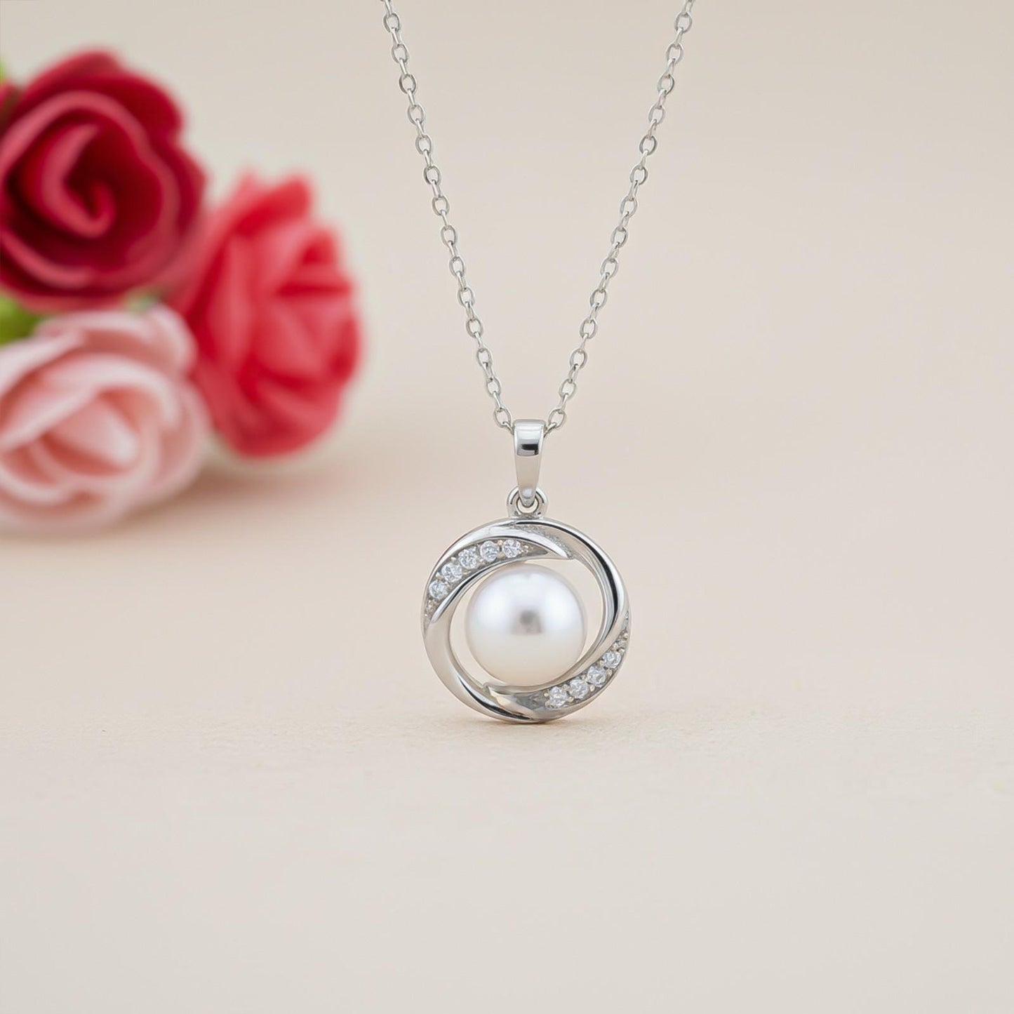 Silver Nature Soul Pearl Pendant