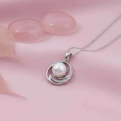 Silver Nature Soul Pearl Pendant
