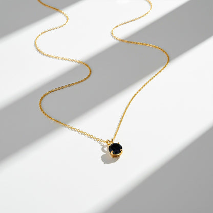 Golden Black Diamond Spherical Pendant