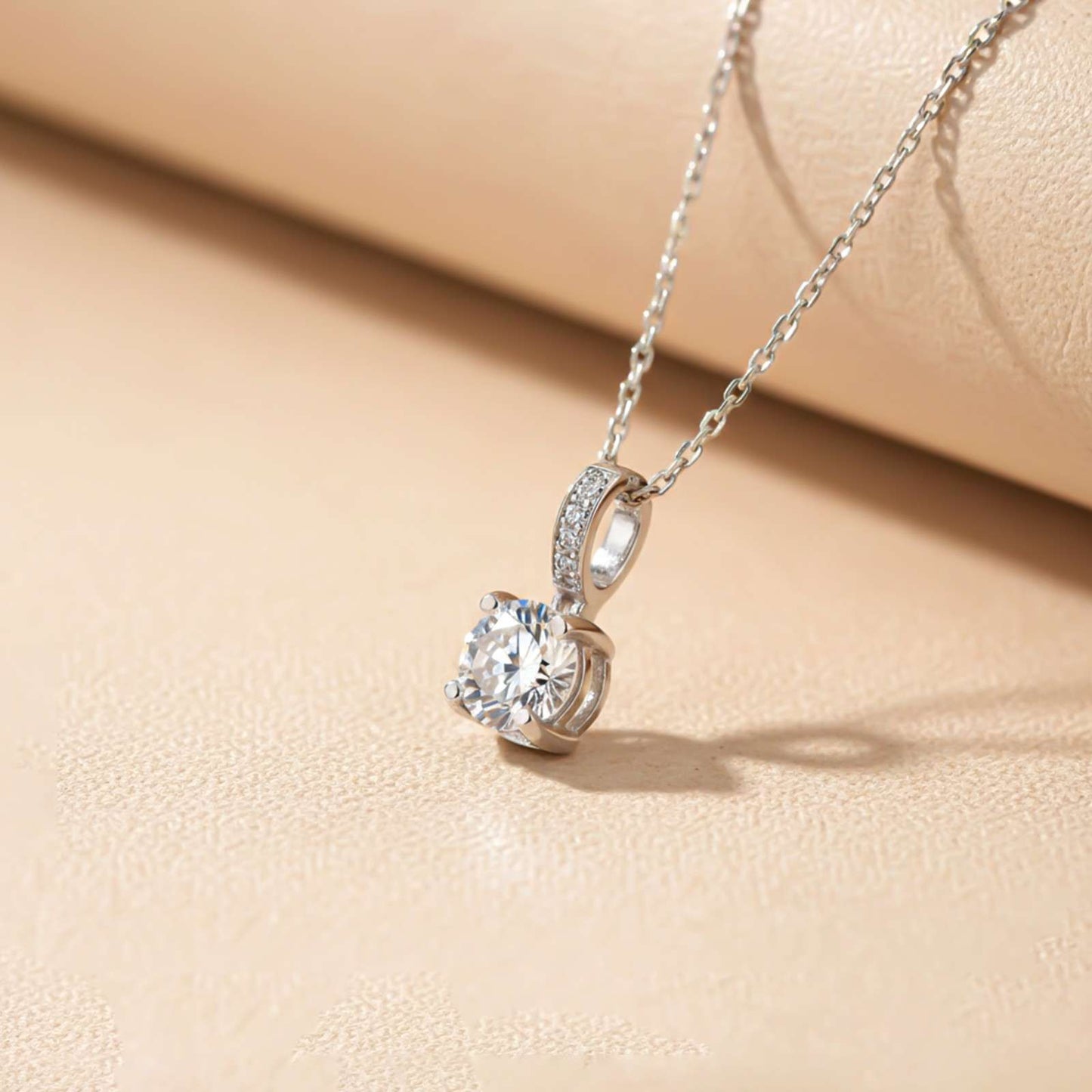 Silver Classic Pendant For Women's