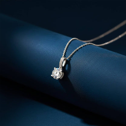 Silver Classic Pendant For Women's