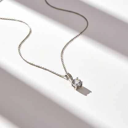 Silver Classic Pendant For Women's