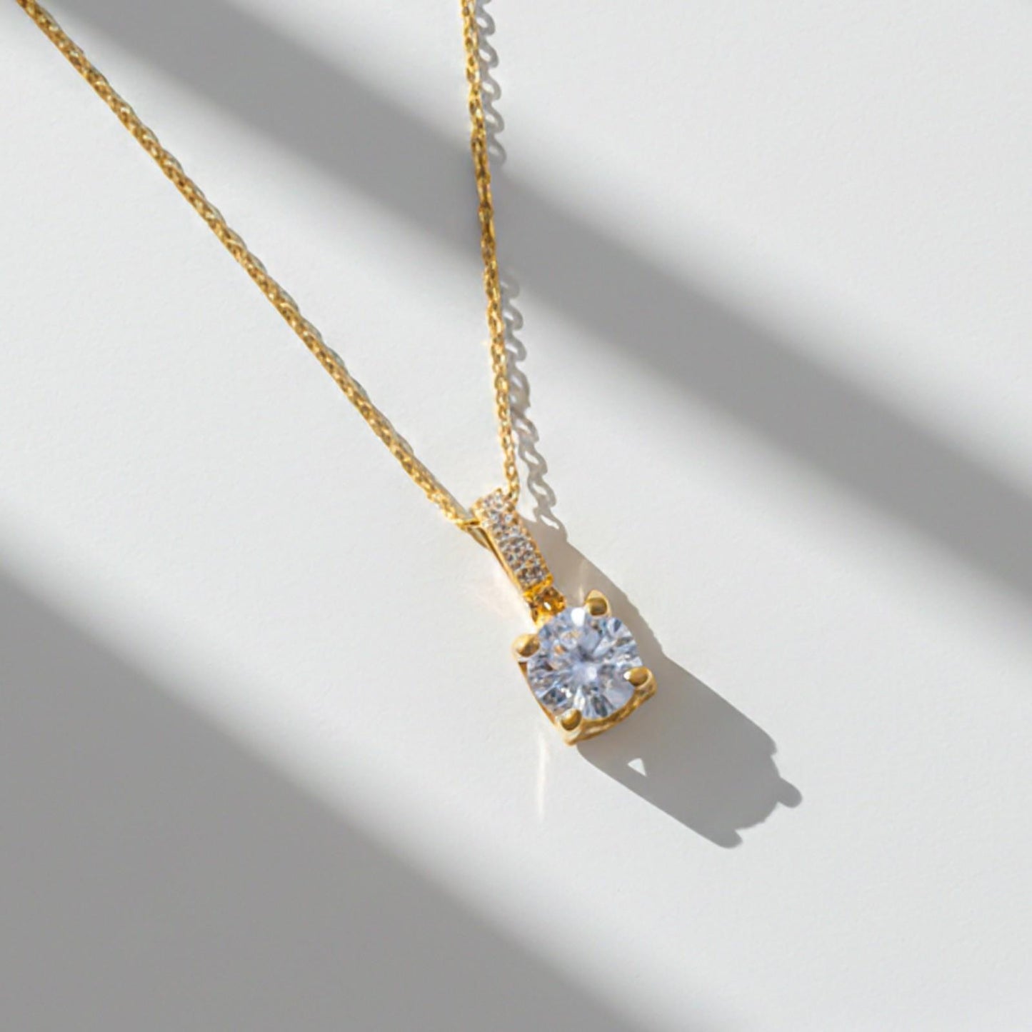 Golden Classic Pendant For Women's