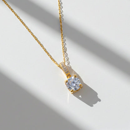 Golden Classic Pendant For Women's
