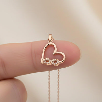 Rose Gold Infinity Pendant