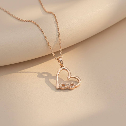 Rose Gold Infinity Pendant