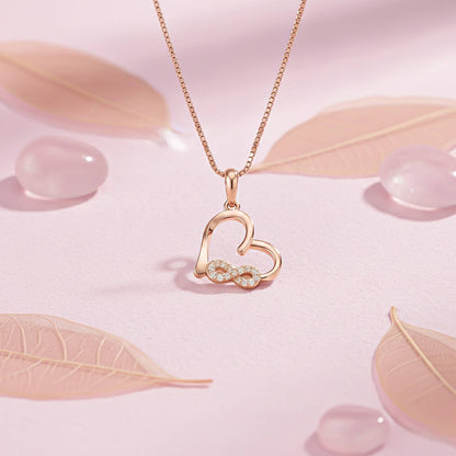 Rose Gold Infinity Pendant
