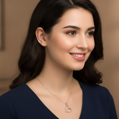 Rose Gold Infinity Pendant