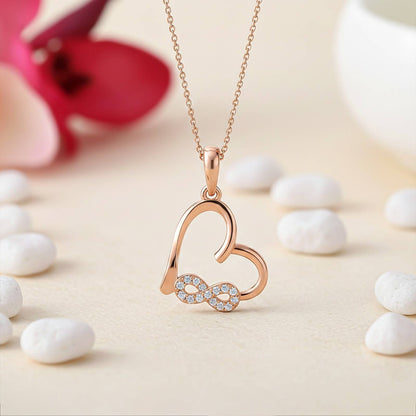 Rose Gold Infinity Pendant