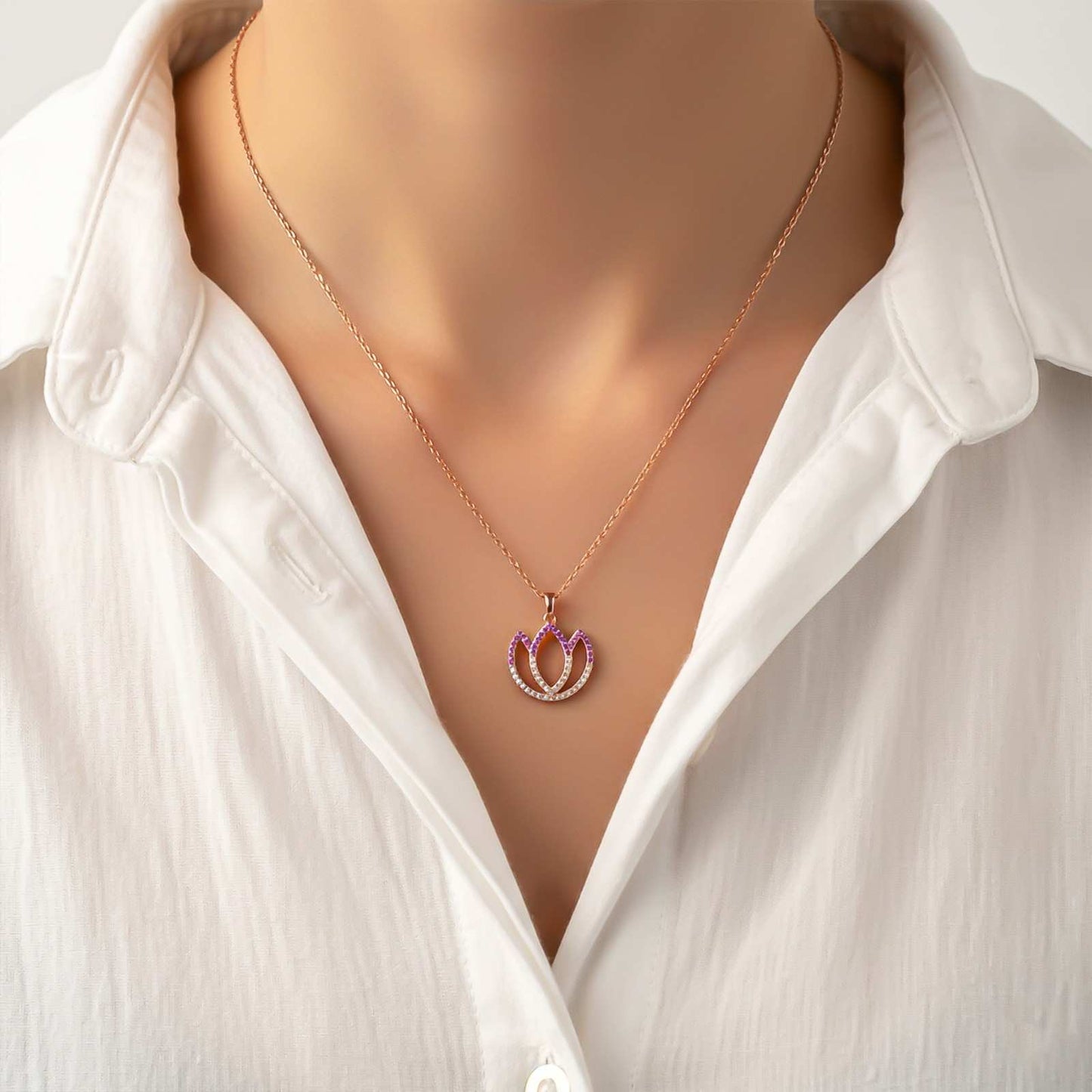 Rose Gold Varija Pendant For Women's