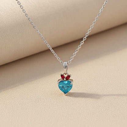 Silver Heart Shaped Bold Pendant