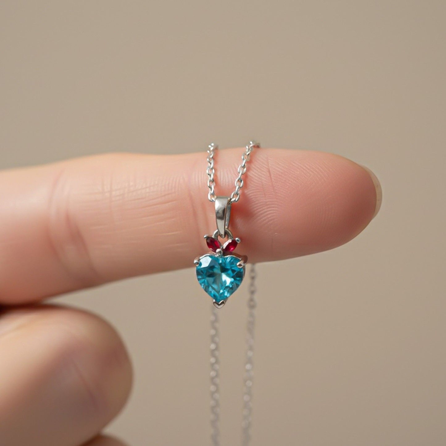 Silver Heart Shaped Bold Pendant