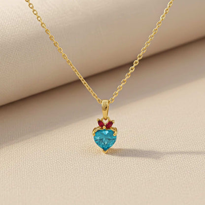 Golden Heart Shaped Bold Pendant