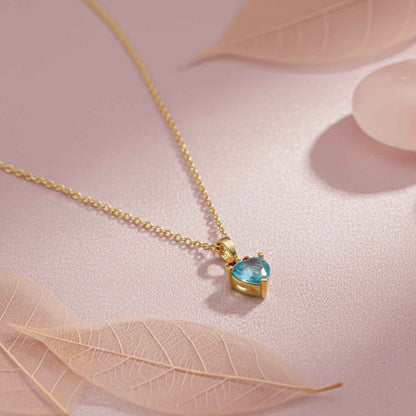 Golden Heart Shaped Bold Pendant