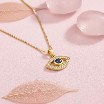 Golden Evil Eye Pendant