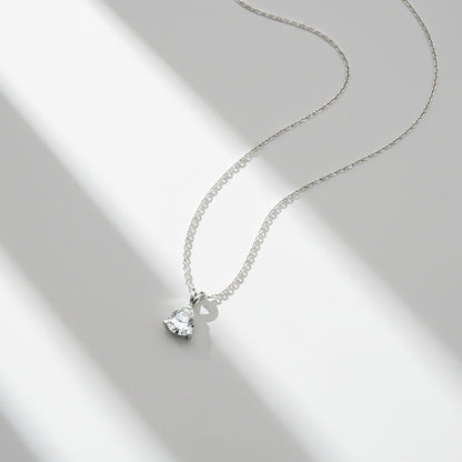 Silver Trillion Dazzling Pendant