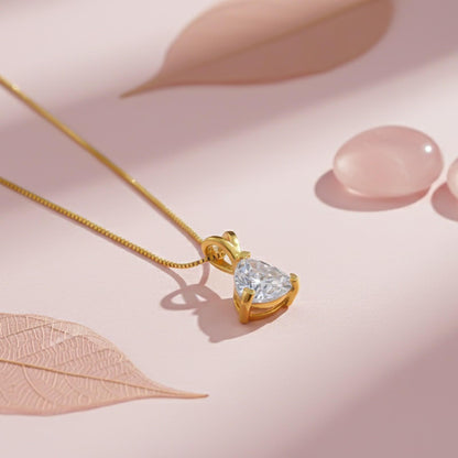 Golden Trillion Dazzling Pendant