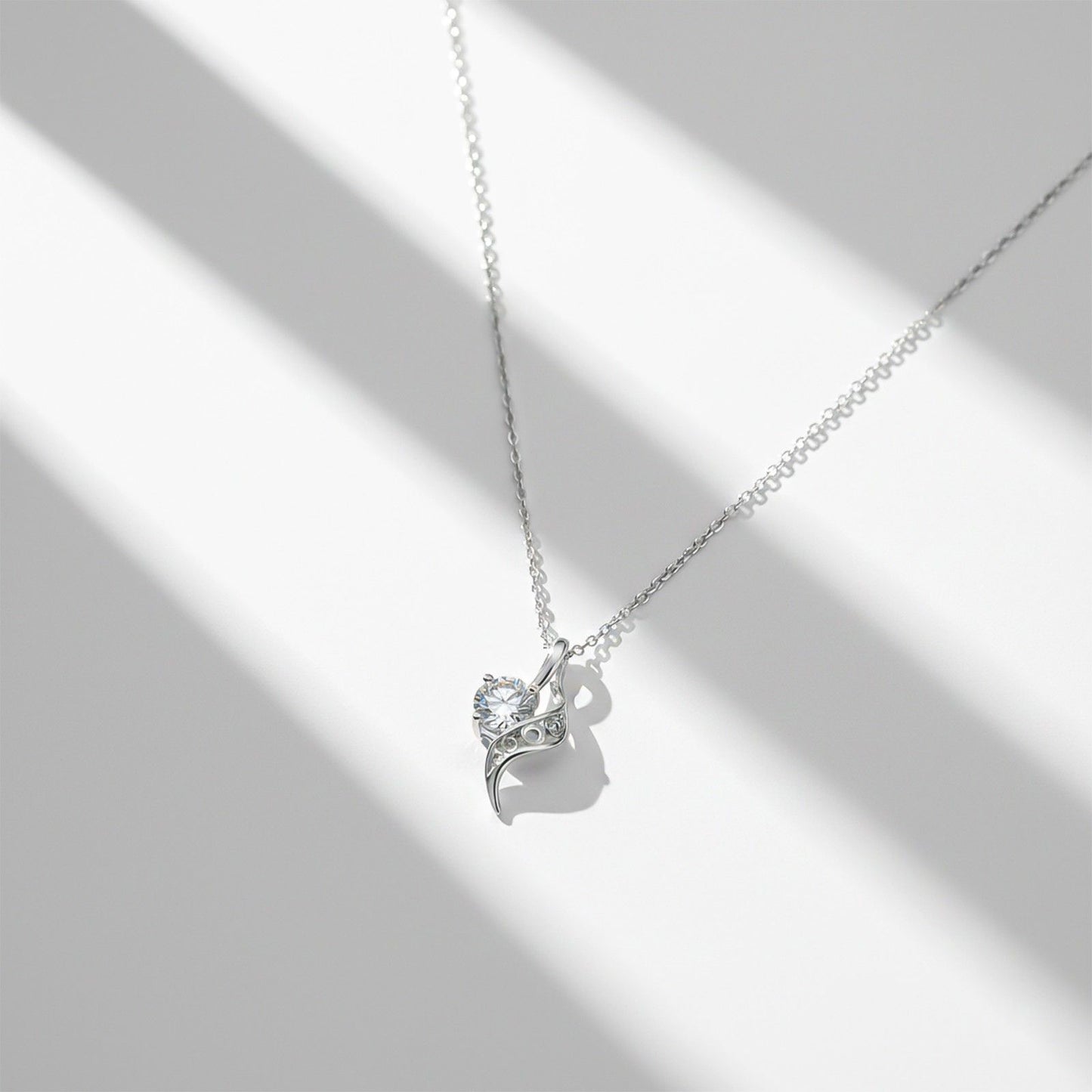 Silver Strand Pendant For Girls