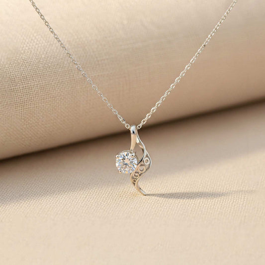 Silver Strand Pendant For Girls