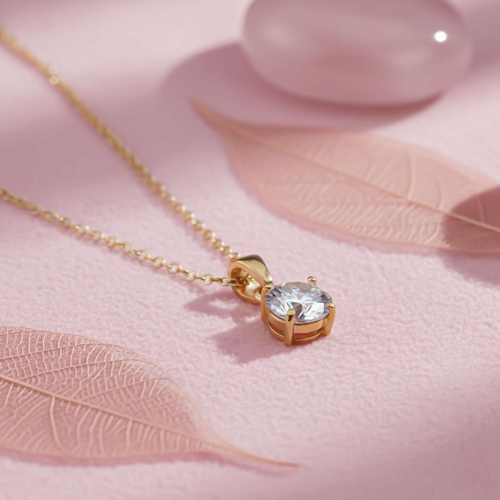 Golden Kohinoor Pendant