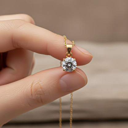 Golden Kohinoor Pendant