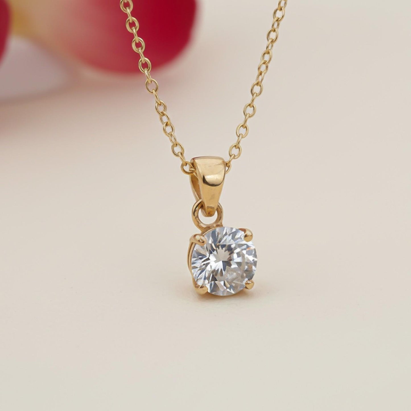 Golden Kohinoor Pendant