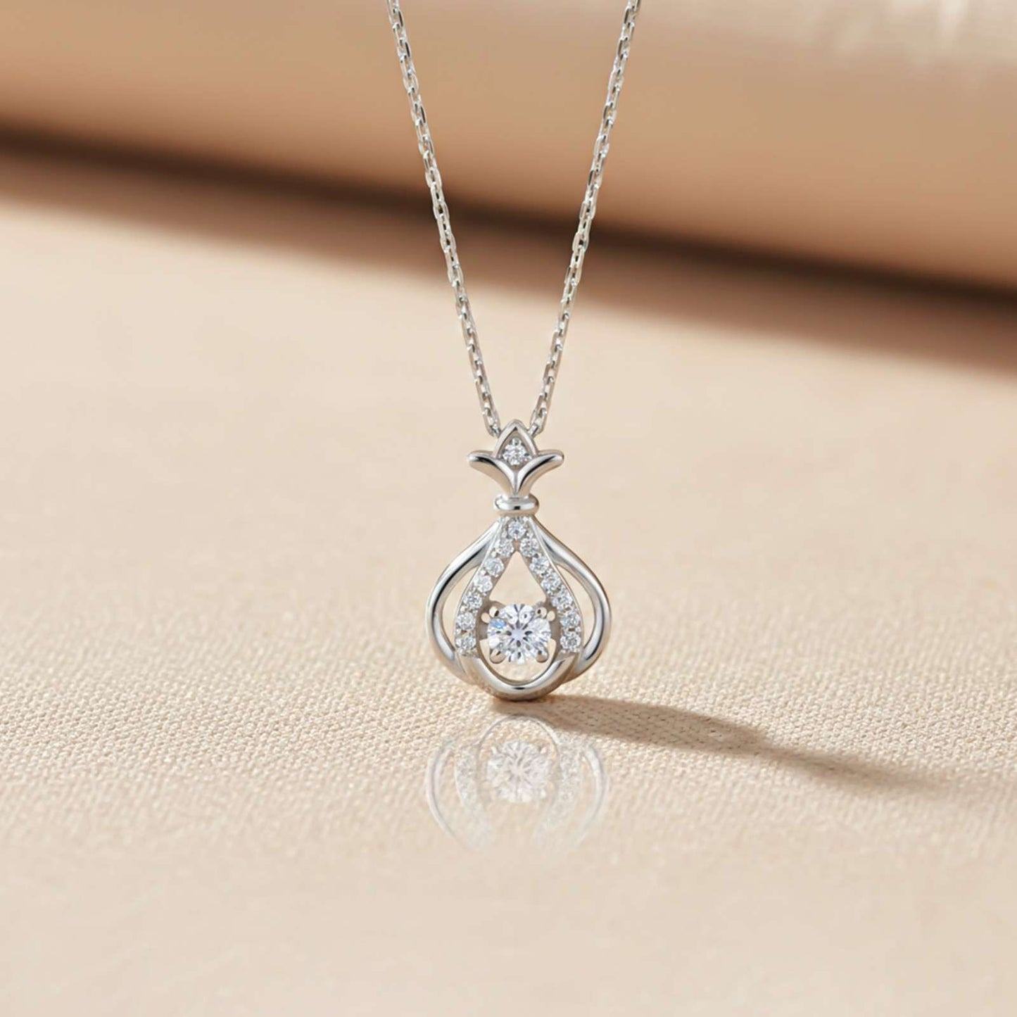 Silver Water Drop Pendant