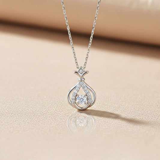 Silver Water Drop Pendant