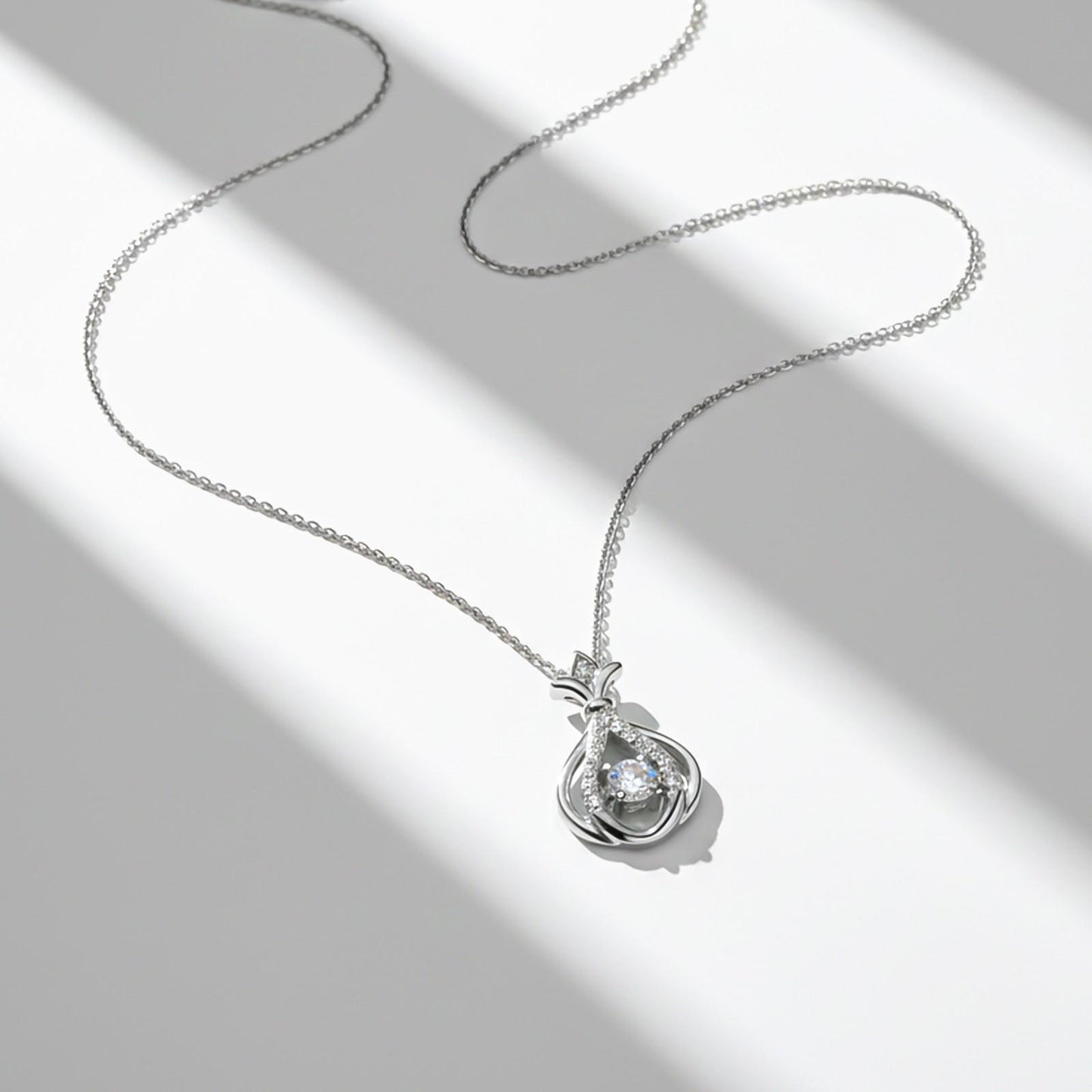 Silver Water Drop Pendant