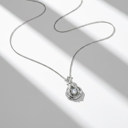 Silver Water Drop Pendant