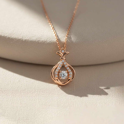 Rose Gold Water Drop Pendant