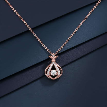 Rose Gold Water Drop Pendant
