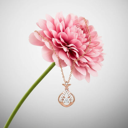 Rose Gold Water Drop Pendant