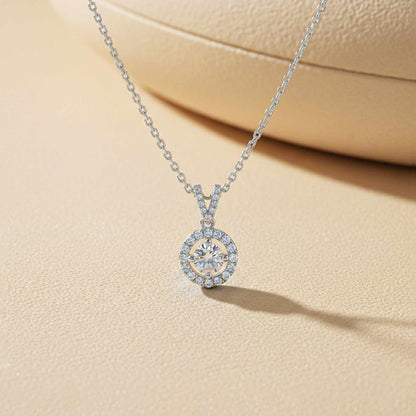 Silver Graceful Compass Pendant