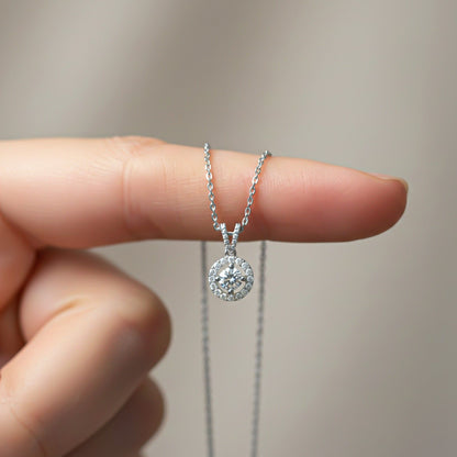 Silver Graceful Compass Pendant