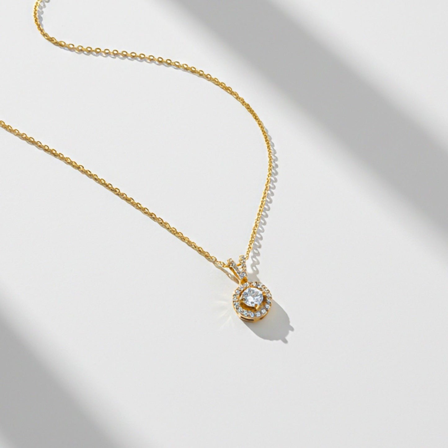 Golden Graceful Compass Pendant