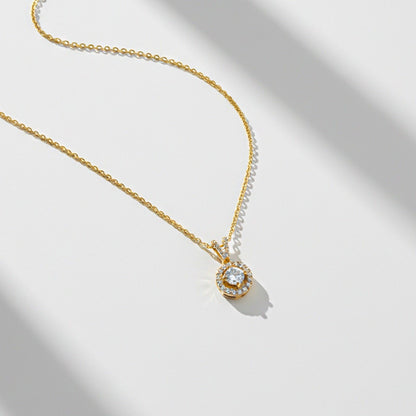 Golden Graceful Compass Pendant