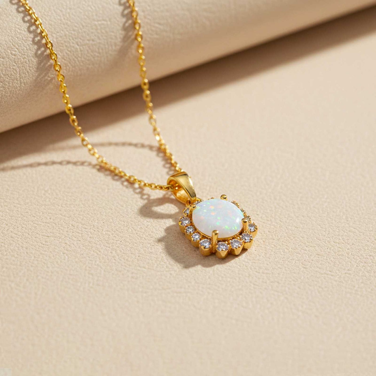 Golden Snow Queen Pendant