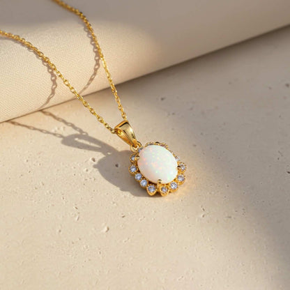 Golden Snow Queen Pendant