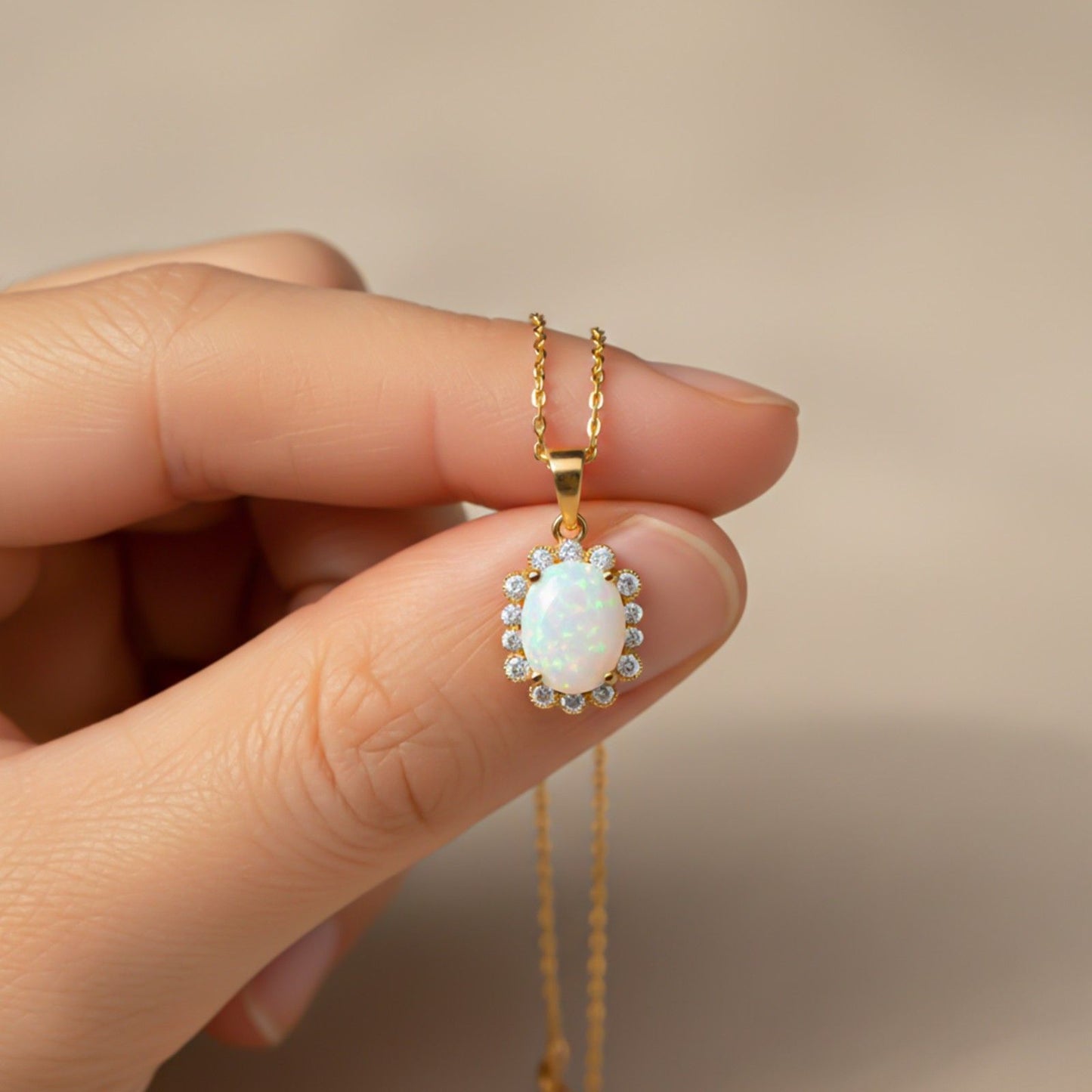 Golden Snow Queen Pendant